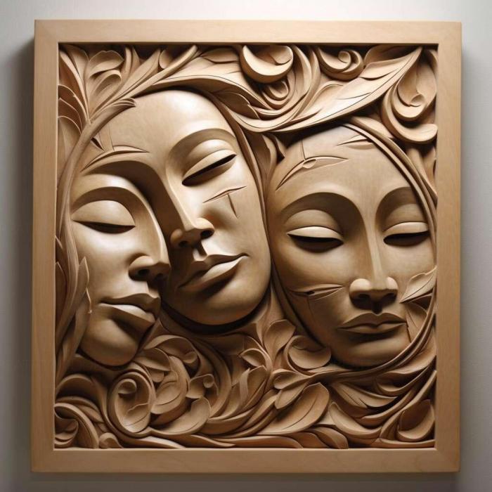 نموذج ثلاثي الأبعاد لآلة CNC 3D Art 